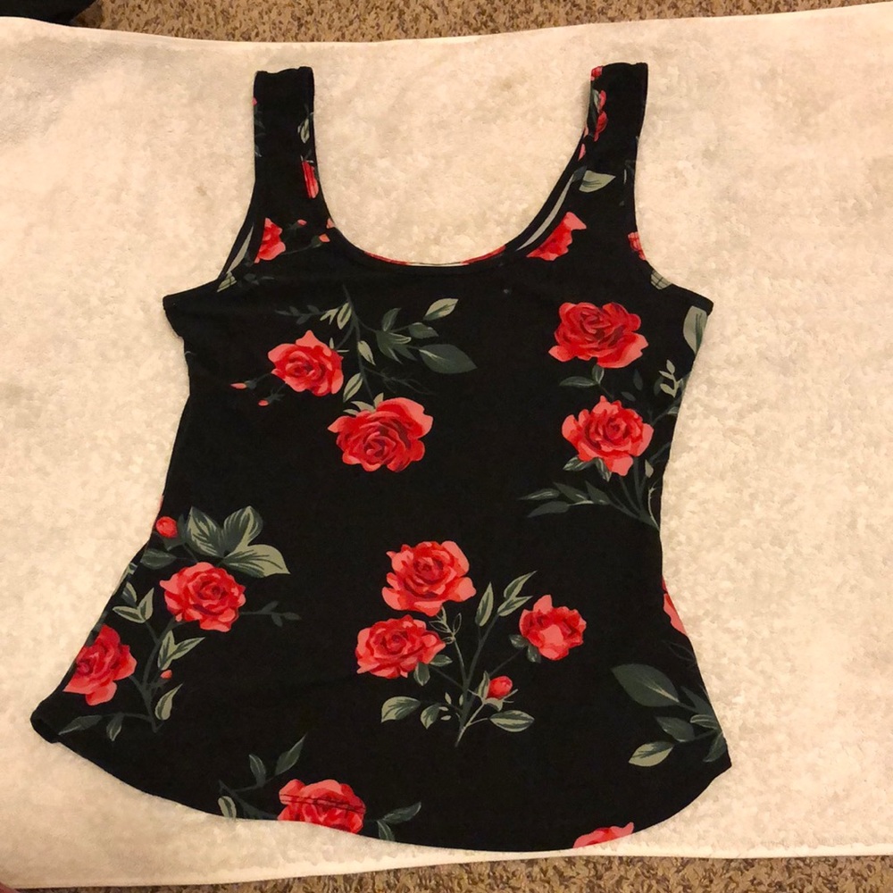 Womens Floral Tanktop